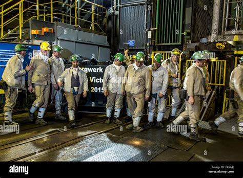 Closure ceremony of coal mine Auguste Victoria in Marl, Germany, after ...