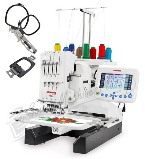 Janome MB4N Four-Needle Embroidery Machine w/ FREE BONUS | Janome ...