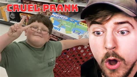 Fake Mr Beast Pranks A kid - YouTube