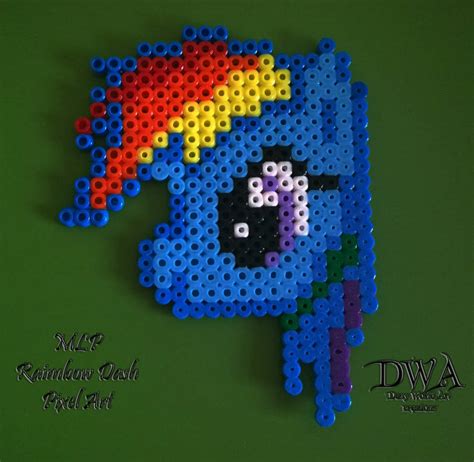 MLP Rainbow Dash Pixel Art by DwA-Creations on DeviantArt