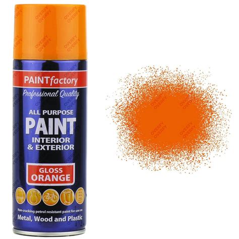 Orange Spray Paint Gloss All Purpose 400ml – Sprayster