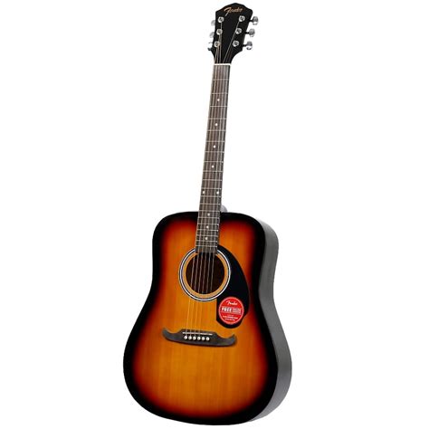 Fender FA-125 Dreadnought Sunburst Steel-String Acoustic | Reverb