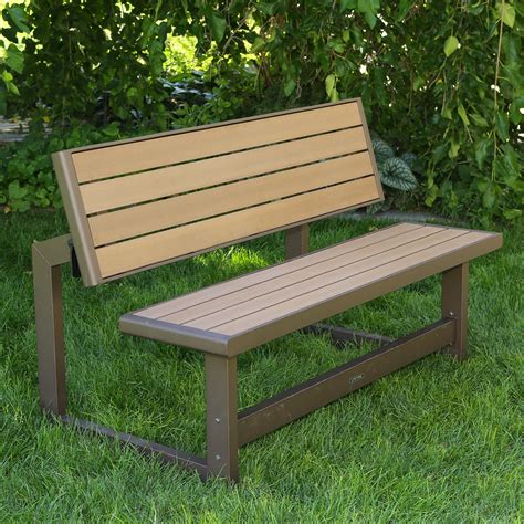 Lifetime Outdoor Convertible Bench, Light Brown, 60139 - Walmart.com ...