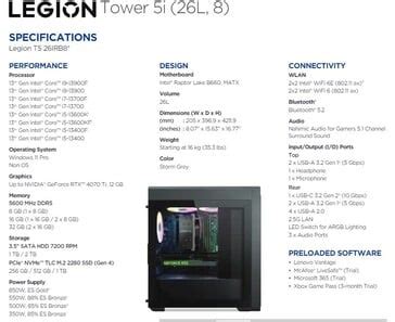 Lenovo Legion Tower 5, Tower 5i, and Tower 7i Desktop PCs Unveiled at ...