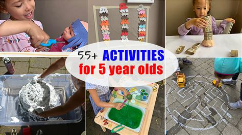 55+ Easy Activities for 5 Year Olds - Happy Toddler Playtime