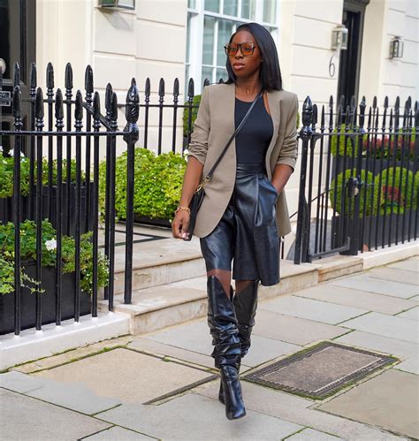 5 Bold Leather Outfits to Emulate Cool London Style | Who What Wear