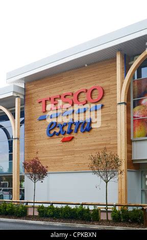 Tesco Extra store in Crewe Cheshire UK Stock Photo - Alamy