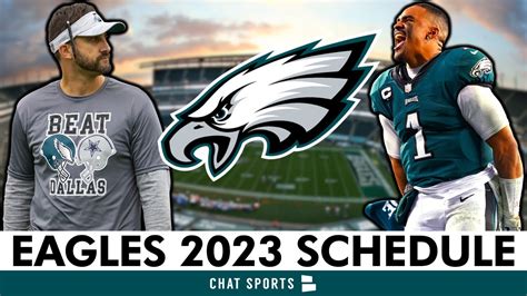 Philadelphia Eagles 2023 NFL Schedule, Opponents & Instant Analysis ...