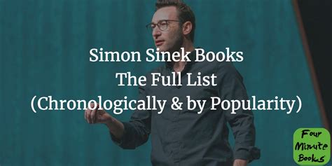 All Simon Sinek Books, Sorted Chronologically & By Popularity