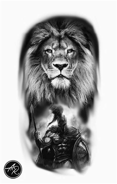 Löwe , | Lion head tattoos, Lion tattoo sleeves, Gladiator tattoo