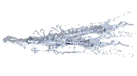 Water Splash with Droplets 9375057 PNG