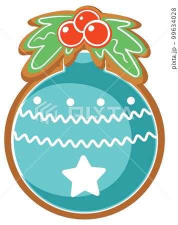 Christmas gingerbread cookie isolatedのイラスト素材 [99634028] - PIXTA