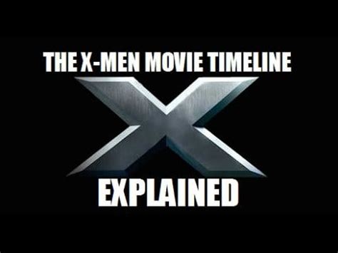 Explaining The X-Men Film Timeline : xmen