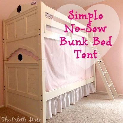 DIY Easy Bunk Bed Tent | Bunk bed tent, Bed tent, Kids bunk beds
