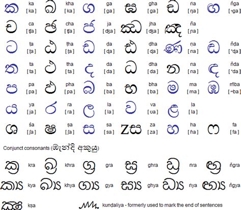 Tamil Alphabet Chart With Sinhala