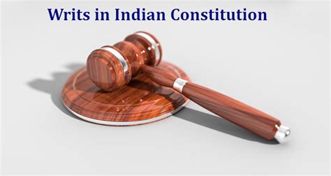 Types of Writs in Indian Constitution - Vskills Blog