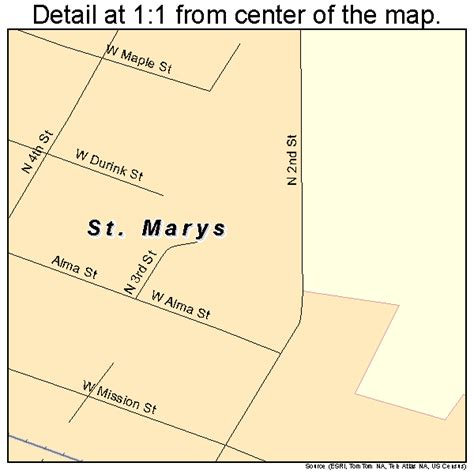 St. Marys Kansas Street Map 2062400