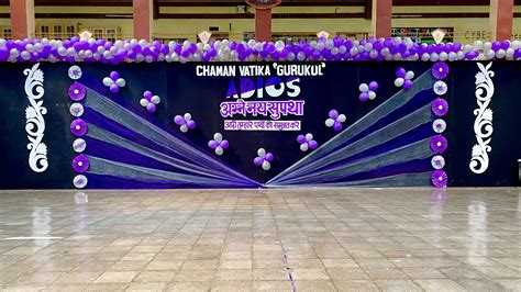 Pin on school function decoration | Farewell party decorations ...