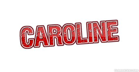 Caroline Logo | Free Name Design Tool from Flaming Text