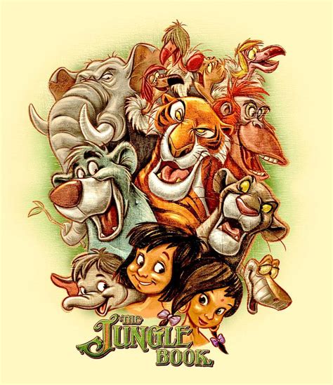 The Jungle Book ★ | Jungle book disney, Disney artwork, Disney drawings