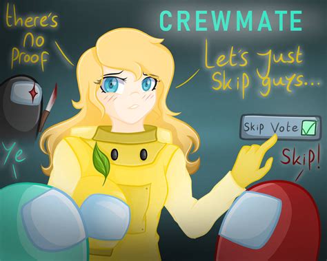 Among us Fanart: Crewmate. by AnoukFeenstra101 on DeviantArt