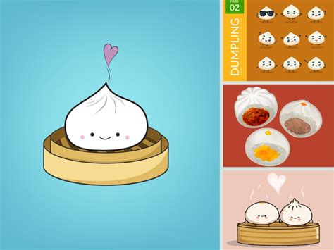 Top 100 mẫu sticker bánh bao cute, dễ thương, chất, ngầu file PNG, Vector