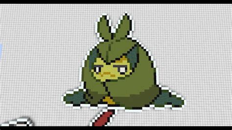 [54] Minecraft Pixel art Pokémon "Swadloon" - YouTube