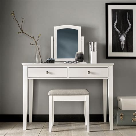 Ashby White Dressing Table | Bedroom Furniture - Bentley Designs UK Ltd