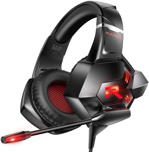 RUNMUS Gaming Headset Xbox One Headset PS4 Headset with 7.1 Surround ...