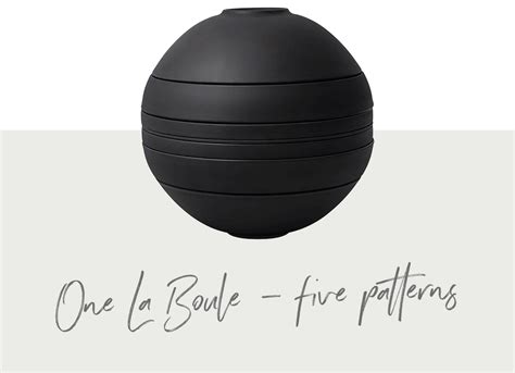 Villeroy & Boch Dinnerware Set La Boule - Black / White - 7-Piece | Buy now at Cookinglife