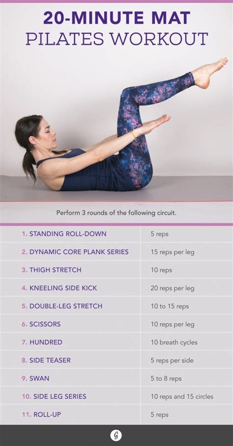 Mat Pilates: The 20-Minute Pilates Workout for Any Fitness Level