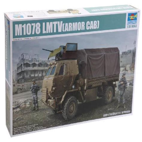 Trumpeter 1/35 M1078 LMTV Cargo Truck w/Armored Cab 1009 - HJ-1-s