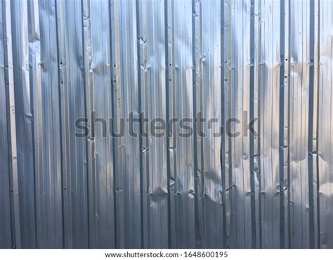 Crumpled Corrugated Metal Texture Galvanized Iron Stock Photo ...