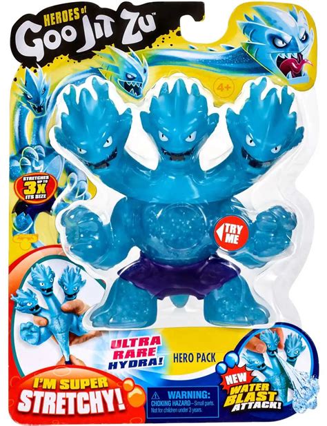 Heroes of Goo Jit Zu Hydra Action Figure 3 Headed Dragon, Water Blast ...