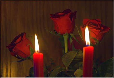 Candle Light and Roses | The dozen red roses that I bought a… | Flickr