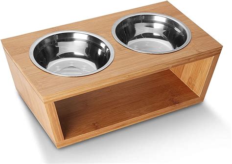 Elevated Dog Bowls or Cat Food Bowls - for Dogs, Puppy or Cat - Raised ...