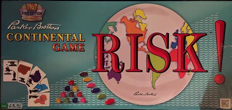 RISK Board Game, 1959 1ST Edition Classic Reproduction, Strategy Board ...