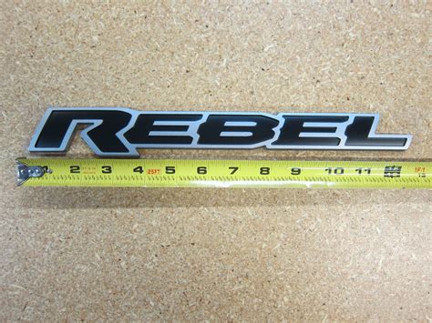 Dodge Ram REBEL Tailgate Decal Emblem Nameplate Mopar OEM: Buy Online ...