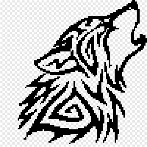 Loup gris Minecraft Pixel art, Minecraft, modèle, texte png | PNGEgg