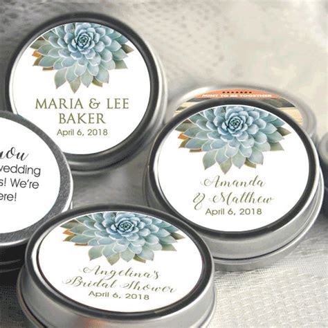 12 Personalized Mint Tins - Wedding Tin Mints - Mint To Be - Wedding Mints - Wedding Decor ...