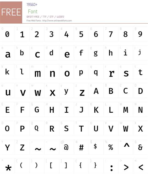 Fira Code Medium 1.208 Fonts Free Download - OnlineWebFonts.COM