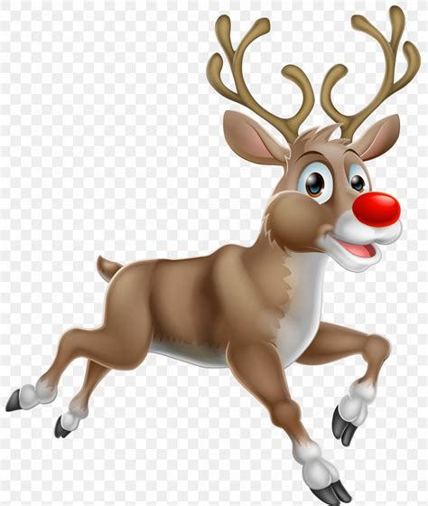 Rudolph Santa Claus's Reindeer Santa Claus's Reindeer, PNG, 4273x5054px ...