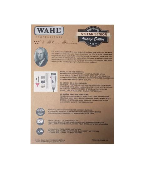 Wahl 5-Star Senior Vintage Edition #8545-300 - Barber Depot