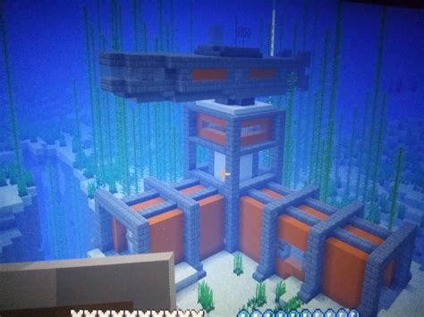 A survival base Ive been doing on a server. We're making an underwater ...