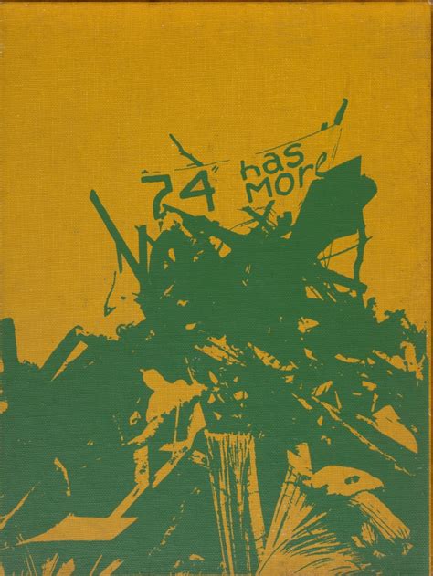 1974 yearbook from Brookside High School from Sheffield, Ohio for sale