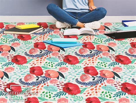 Floral Pattern Vinyl Flooring – Flooring Ideas