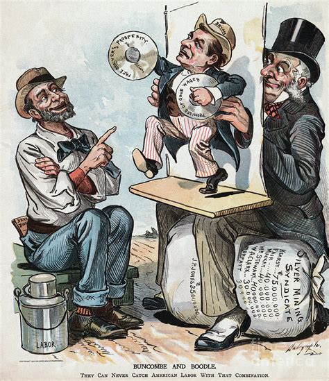 1896 Political Cartoon by Bettmann