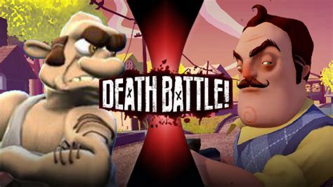 Mr. Rottweiler vs Mr. Peterson (Neighbours from Hell vs Hello Neighbor) : DeathBattleMatchups