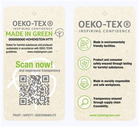 OEKO-TEX Certified Fabric Immersed With Sustainability - Textile Details