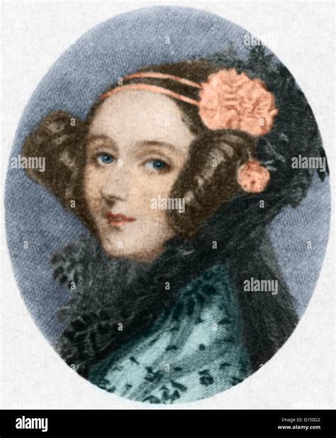 Augusta Ada King, Countess of Lovelace (December 10, 1815 - November Stock Photo, Royalty Free ...